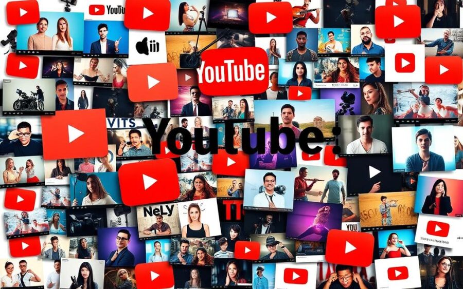zawartość tworzona przez youtuberów